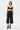 Wide-Leg Culottes in Black Cotton Poplin