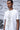 Men white cotton t-shirt with artistic sketch illustration, designer casual wear UAE