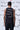 Black Cotton Single Jersey Vest with Bunny Graphic Print