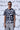 Men black graphic t-shirt with heart motif, designer casual wear UAE