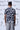 Black cotton t-shirt men UAE with all over heart pattern, premium fashion