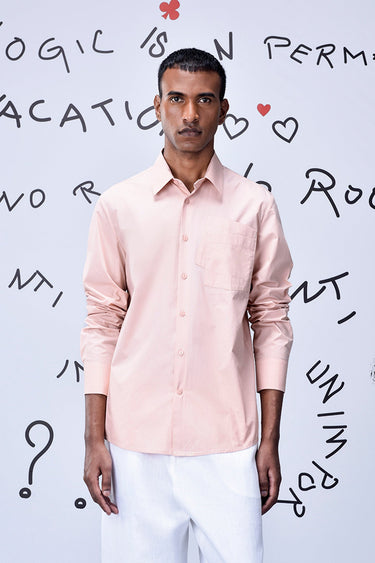 Overlapping Pocket Regular Fit Shirt