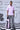 Ikat Check Print Regular Fit Shirt - Smoothie Pink