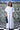 Kaftaan Lace-Up Free size Dress - White