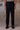 Black Poly Viscose Lycra Drawstring Trousers