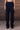 Navy Poly Viscose Satin Trouser