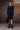 Structured Navy Shift Dress