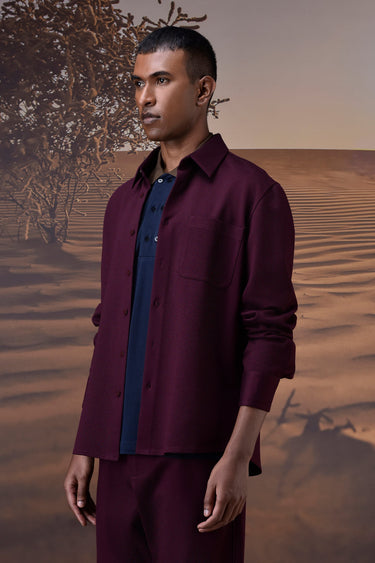 Cherry Lacquer Double Jersey Shirt