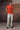 French Sketch Cotton Jersey T-Shirt - Coquelicot Red