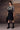 Monochrome Brushstroke Dress