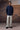Navy Giza Cotton Poplin Shirt