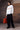 Ecru Crew Neck Sweatshirt with Textured GENES Appliqué