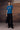 Retro Blue Cotton Jersey T-Shirt