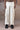 Ecru Quilted Cargo Trousers