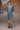 Pleated Retro Blue Satin Dress