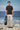 Beige Premium Cotton Linen Straight-Fit Cargo Pants