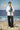 Black and white cotton poplin shirt for men with abstract print