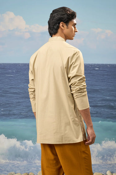 Mastic Premium Cotton Poplin Embroidered Kurta