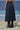 Navy contemporary pleated skirt for women with modern design