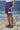 Navy shorts for women with relaxed fit and easy silhouette