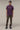 Men's Premium Deep Purple Cotton Pique Polo