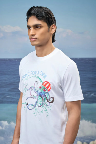 White Premium Cotton Single Jersey T-Shirt