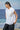 White Giza cotton top for women showing breathable soft fabric texture