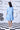 Sequin Placket Relax Fit Dress- Light Blue