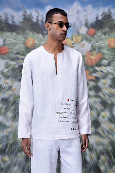Linen Graffiti T-shirt