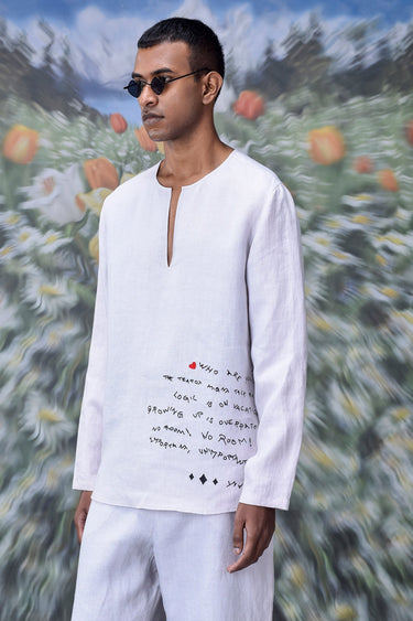 Linen Graffiti T-shirt