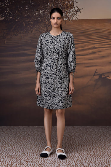 Graphic Grace Giza Cotton Dress