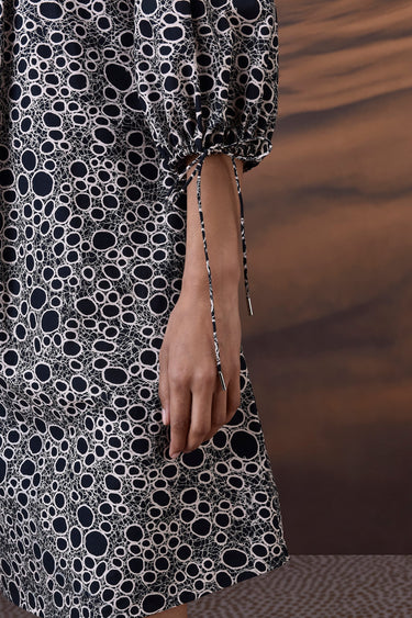 Graphic Grace Giza Cotton Dress
