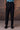 Charcoal Poly Viscose Check Trouser