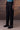 Charcoal Poly Viscose Check Trouser