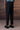Charcoal Poly Viscose Check Trouser