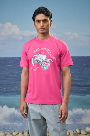 Barbie Pink Premium Cotton Single Jersey Graphic T-Shirt