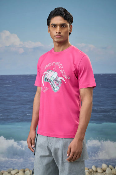 Barbie Pink Premium Cotton Single Jersey Graphic T-Shirt