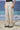 Men beige designer trousers in premium cotton lycra fabric, luxury fashion India