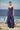 Navy Premium Cotton Poplin Spaghetti Strap Dress