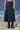Navy skirt for women with relaxed fit and fluid silhouette