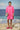Barbie pink cotton poplin oversized dress for women with embroidered detailing