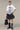 Women's Premium Halftone Print Oversized White T-Shirt - Combed Cotton Jersey