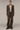 Women's Premium Power Shoulder Tailored Blazer - Khaki Poly Viscose