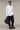 Men's Premium White Origami Pleat Cotton Shirt