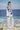 White viscose nylon jacket for women showing breathable smooth fabric texture