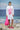 White Premium Cotton Poplin Abstract Print Oversized Dress
