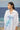 White Giza cotton dress for women styled for resort wear